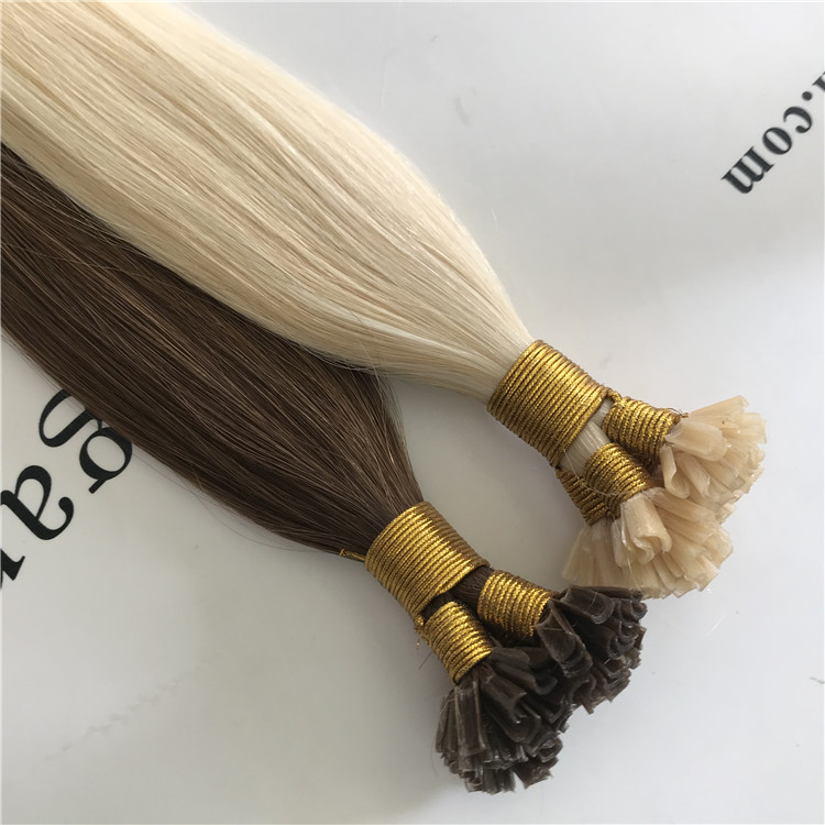Real remy double drawn hair-U tip hair extensions H120